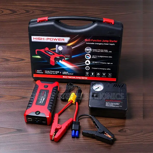 Bulk Discounts 12V 99800mAh Car Jump Starter With Air Compressor