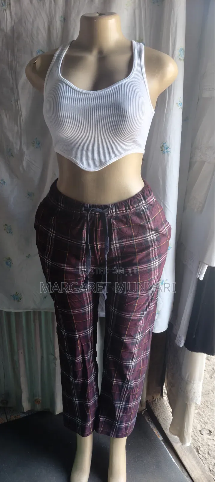Checked Pajama Sets