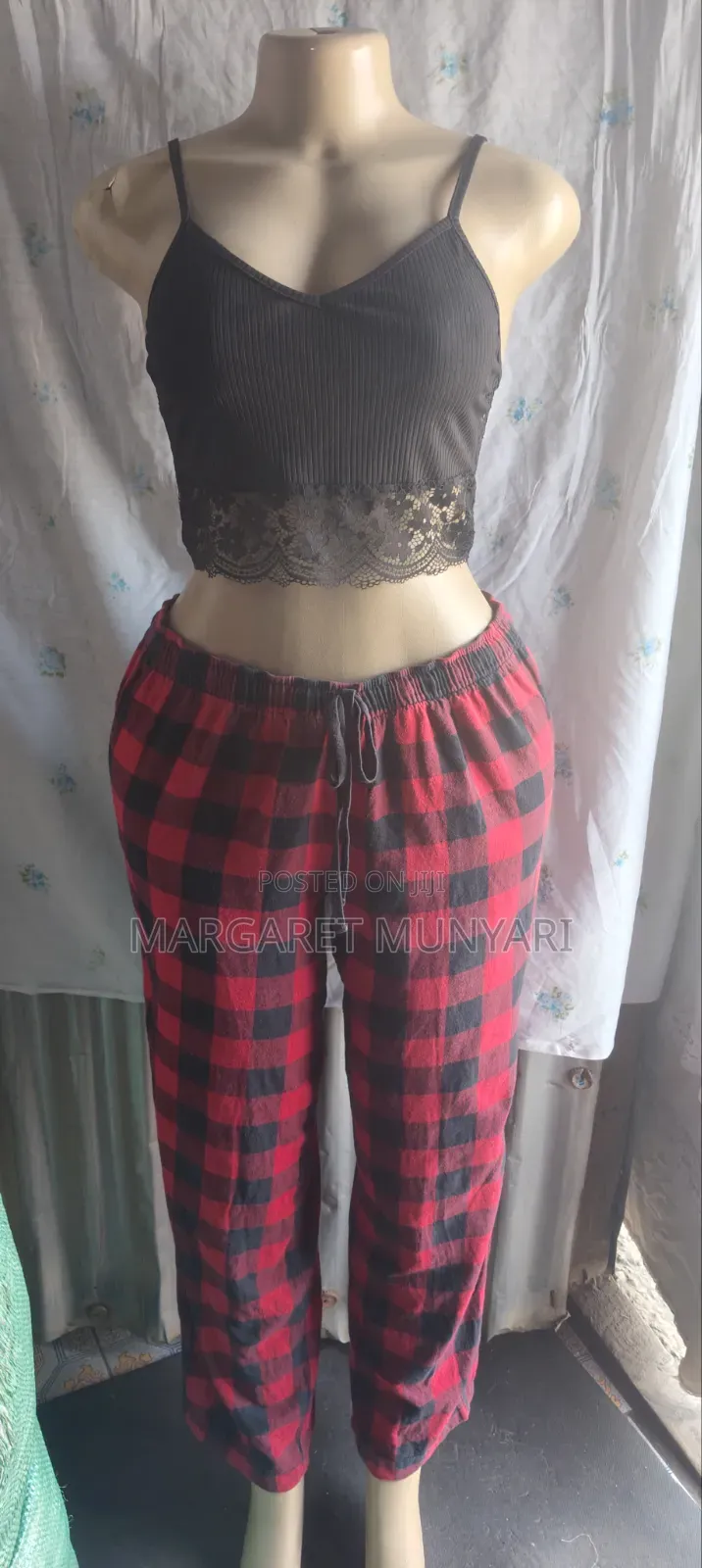 Checked Pajama Sets