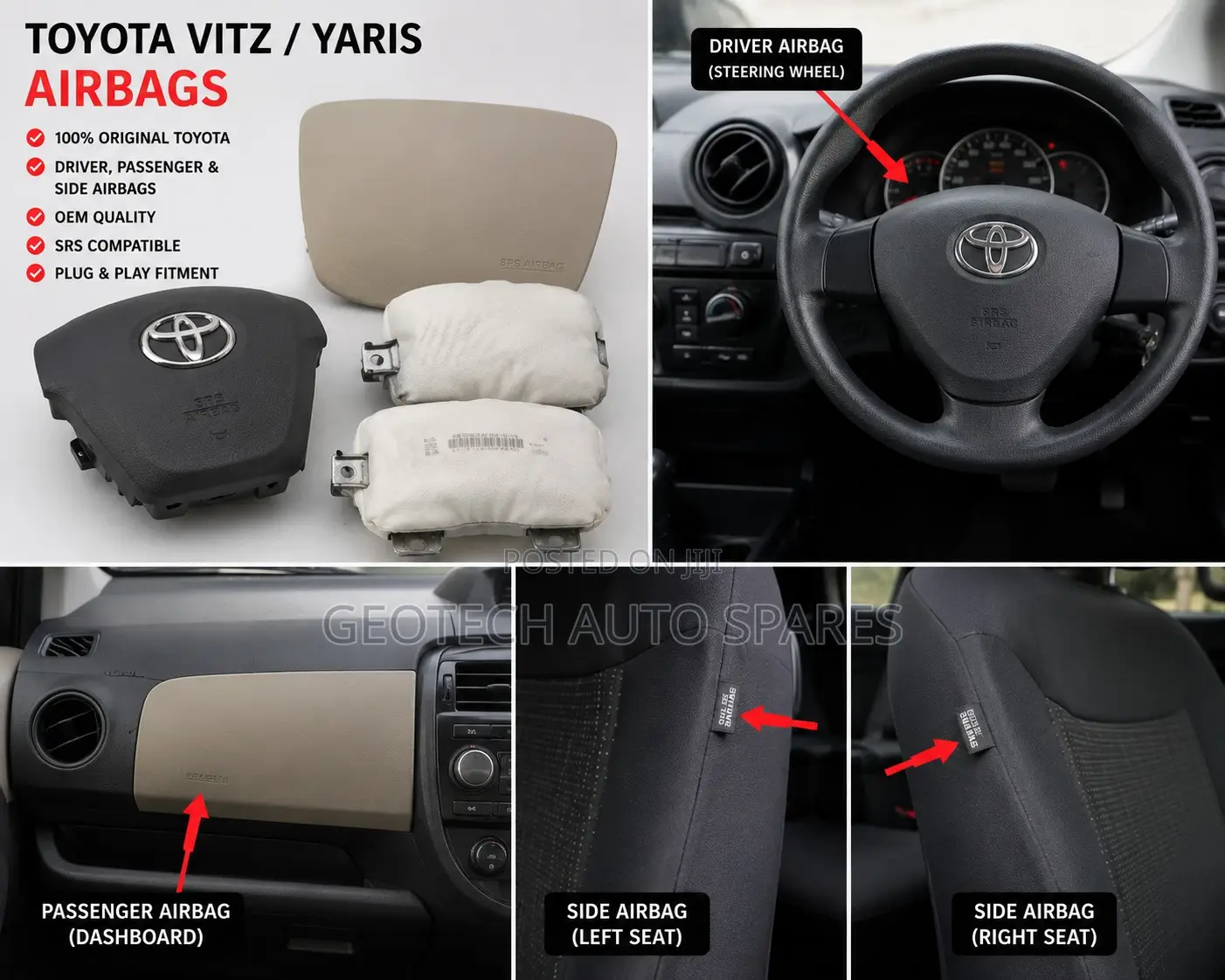 Toyota Vitz / Yaris Airbags – Genuine | Nairobi