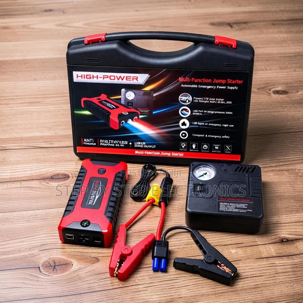 Factory Deals 12V 99800mAh Car Jump Starter With Air Compressor