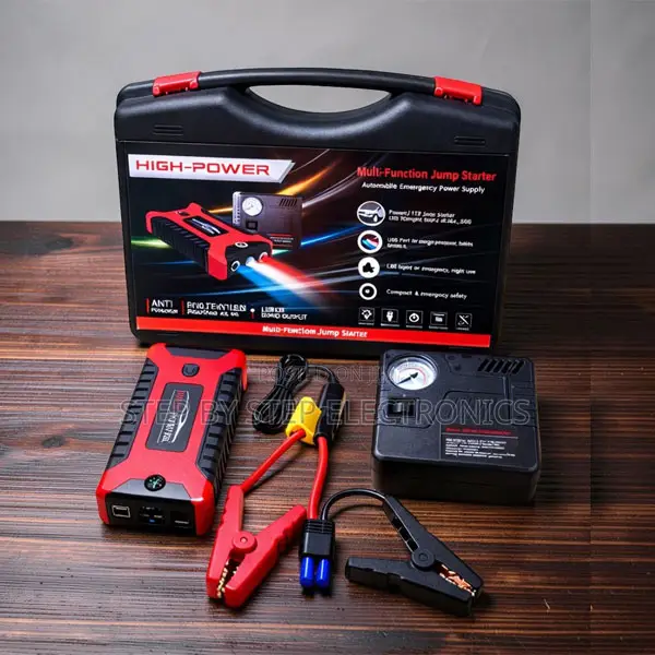 Factory Deals 12V 99800mAh Car Jump Starter With Air Compressor