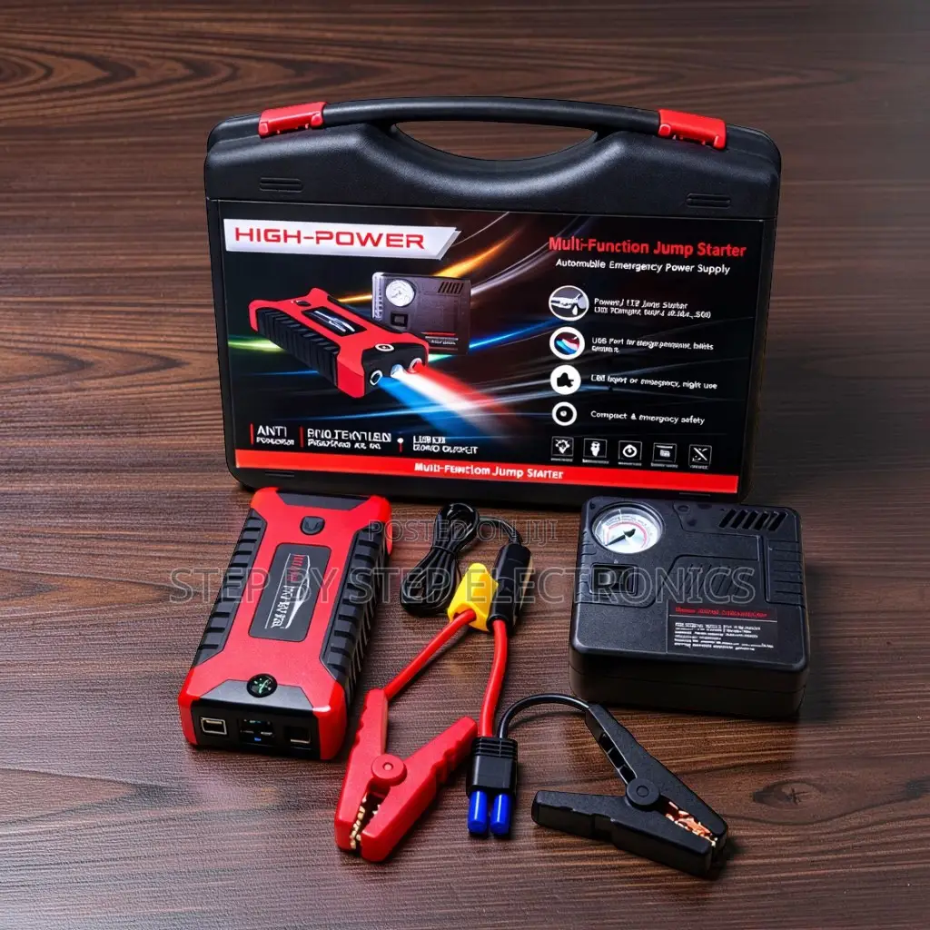 Distributor Prices 12V 99800mAh Car Jump Starter With Air Compressor