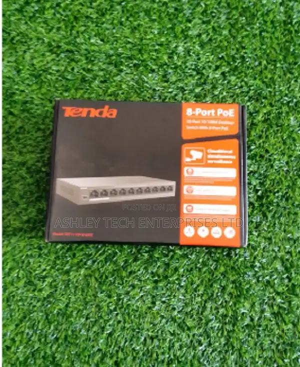 Tenda 8-Port Gigabit PoE Switch