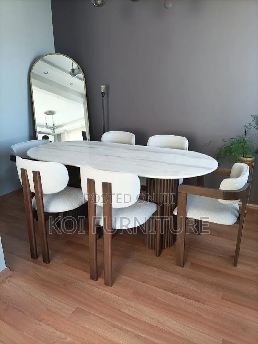 Dining Set; Hard Wood Large Family Dining Sets