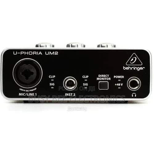 Behringer U-Phoria UM2 Soundcard, Audio Interface