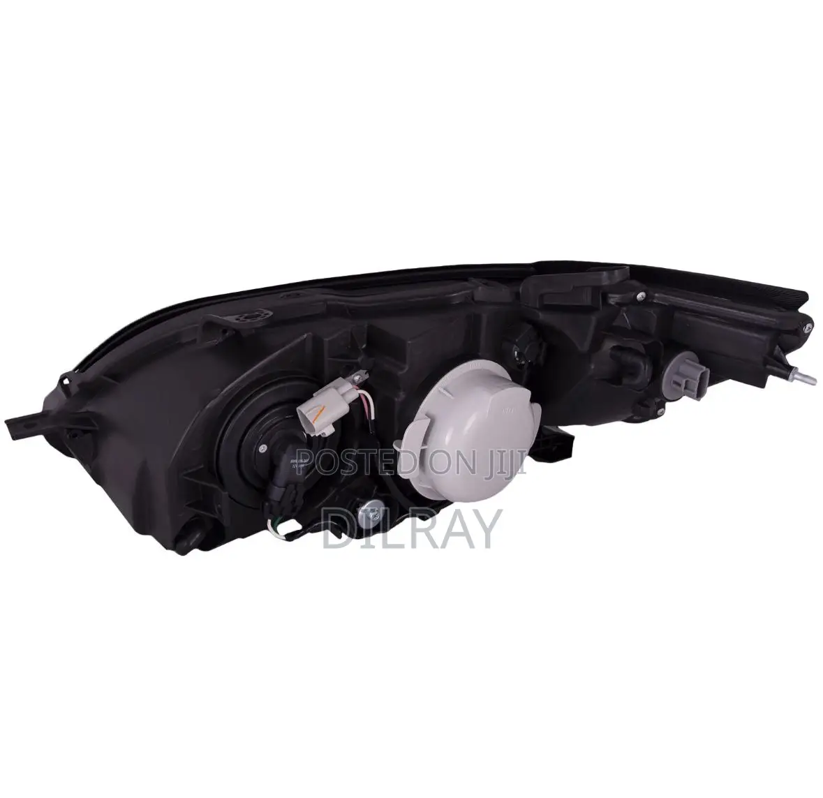 Headlight Halogen Set Black Housing With Clear Lens for Subaru Legacy