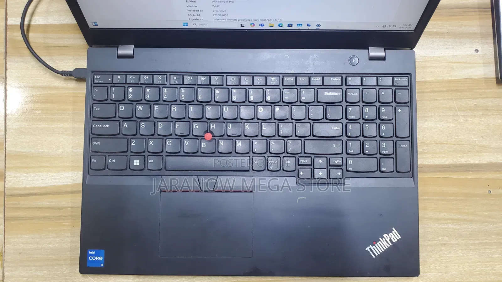 Laptop Lenovo ThinkPad L15 Gen 3 16GB Intel Core i5 SSD 512GB