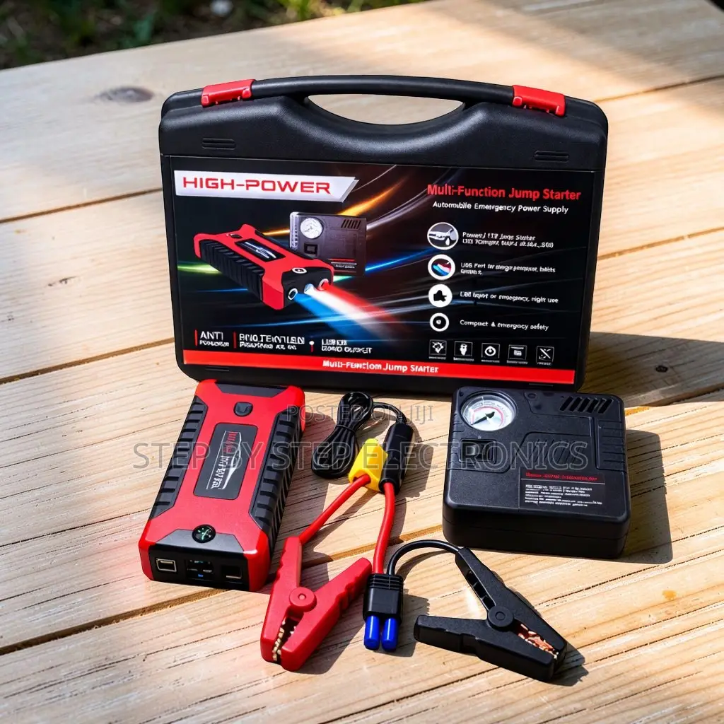 Trade Discounts 12V 99800mAh Car Jump Starter With Air Compressor