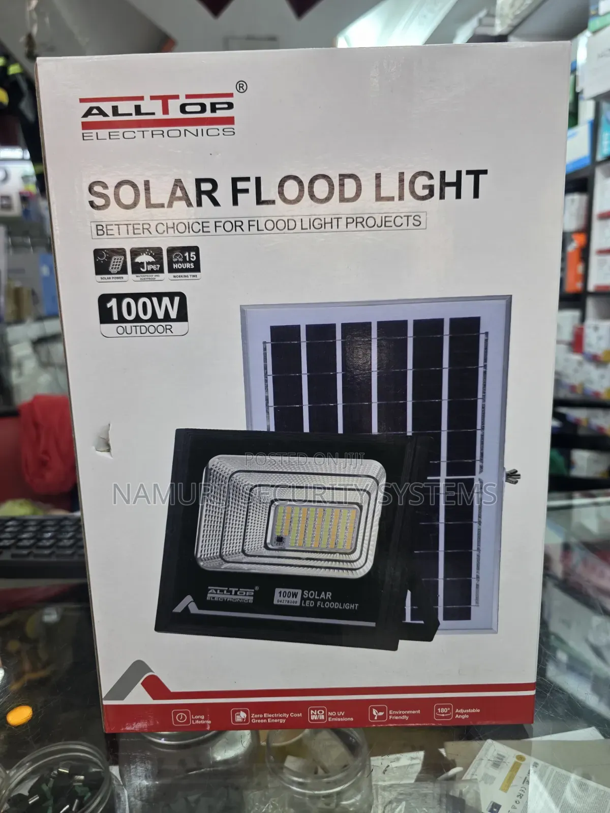 100W Solar Floodlight – Outdoor Solar Security Light