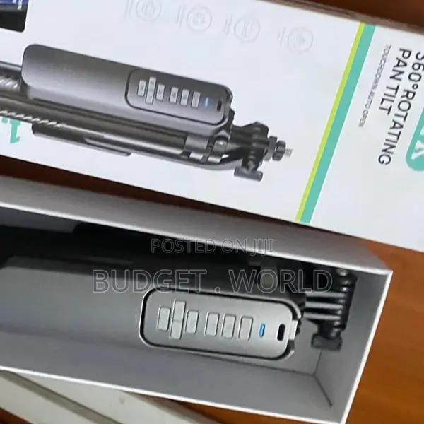 T05 360° Pan Tilt Selfie Stick Tripod Stand