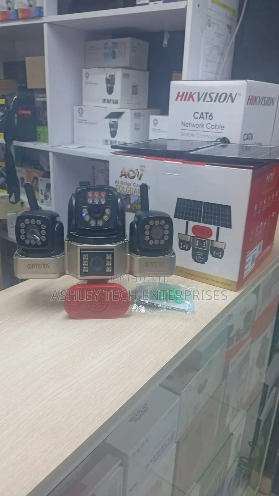Next-Gen AOV SOLGUARD 4-Lens 4G Solar Security System