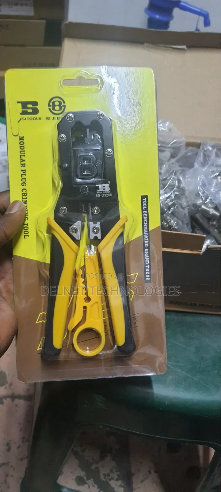 RJ45 Crimping Tool – Professional Network Cable Crimper