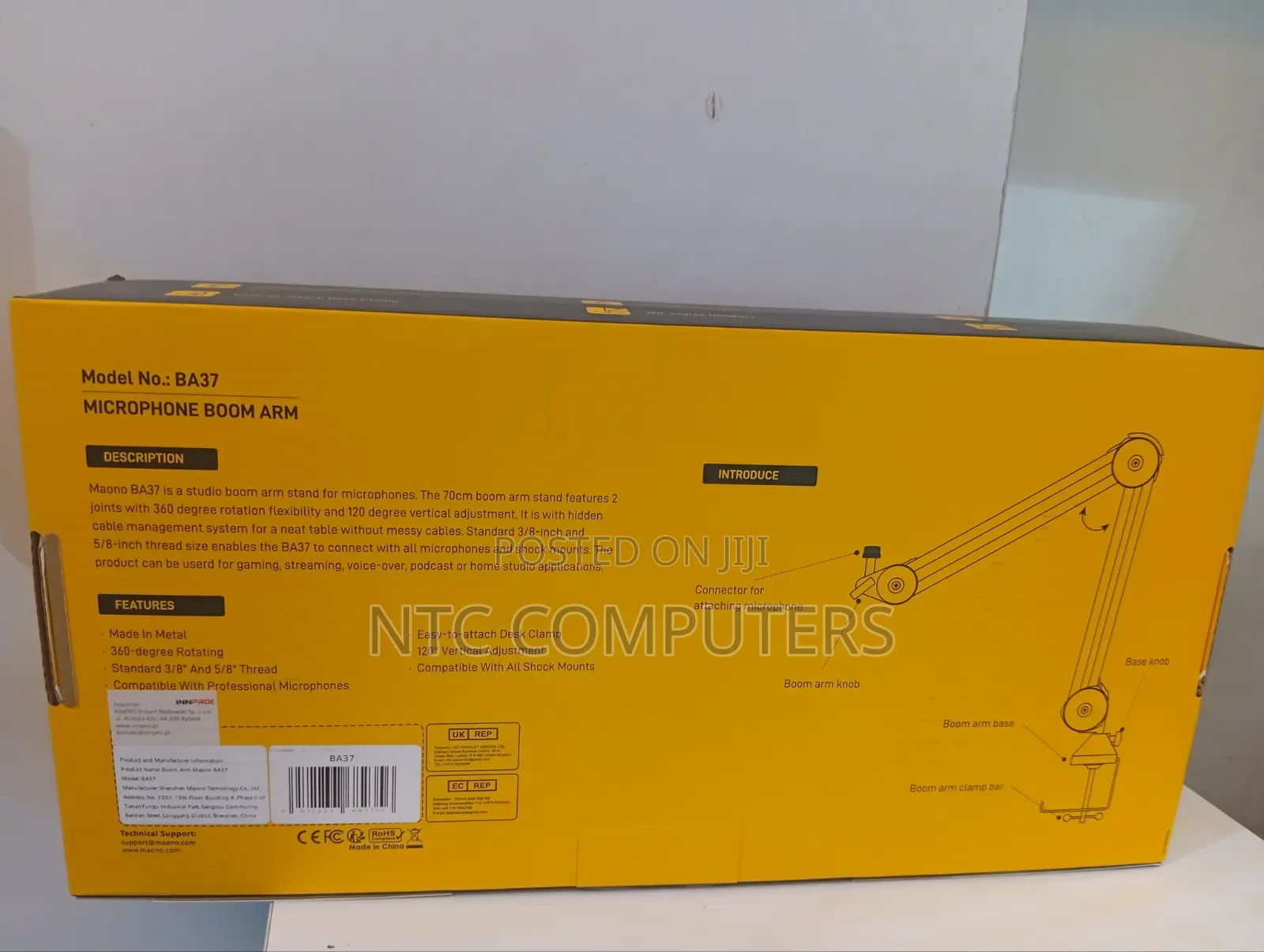 Maono BA37 Microphone BoomArm