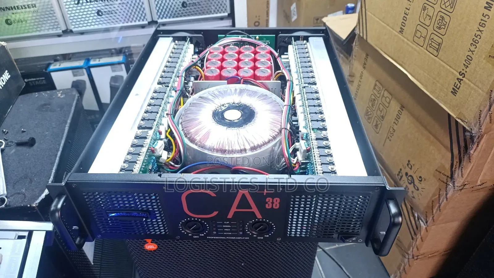 Soundstand Ca38+ 5000W×2 Channel High Performance Class H Professional