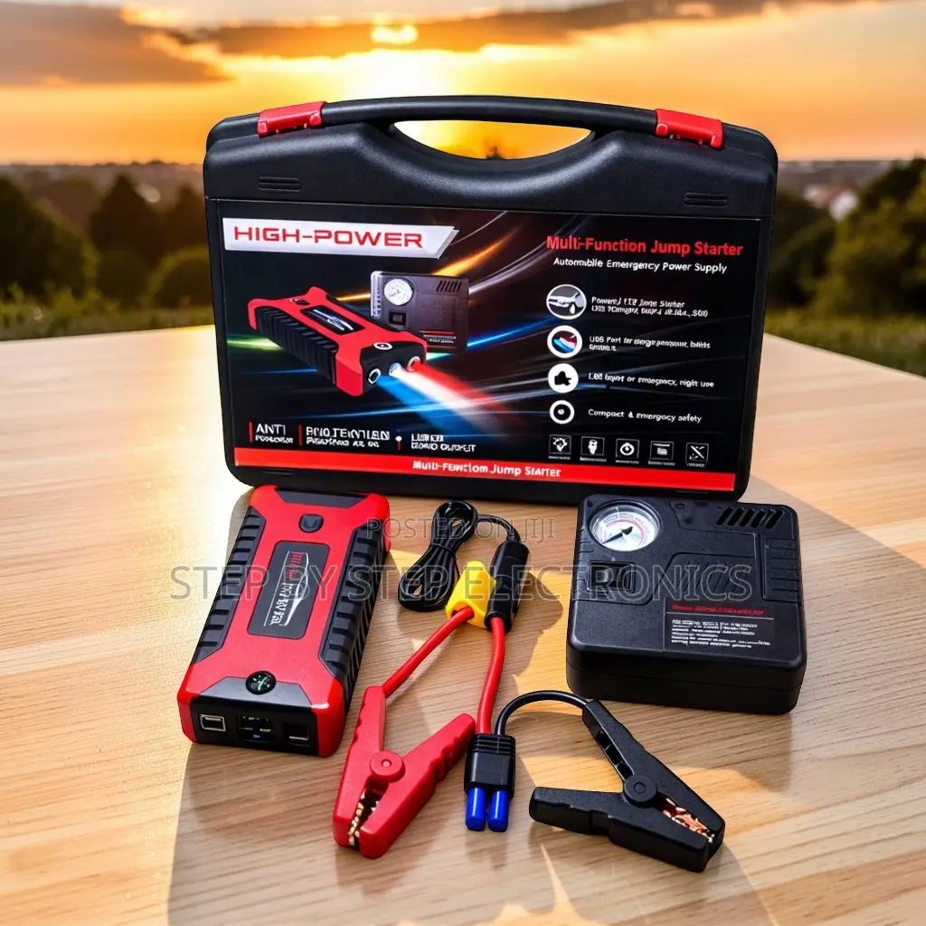 Lowest Prices 12V Portable Car Jump Starter With Air Compressor