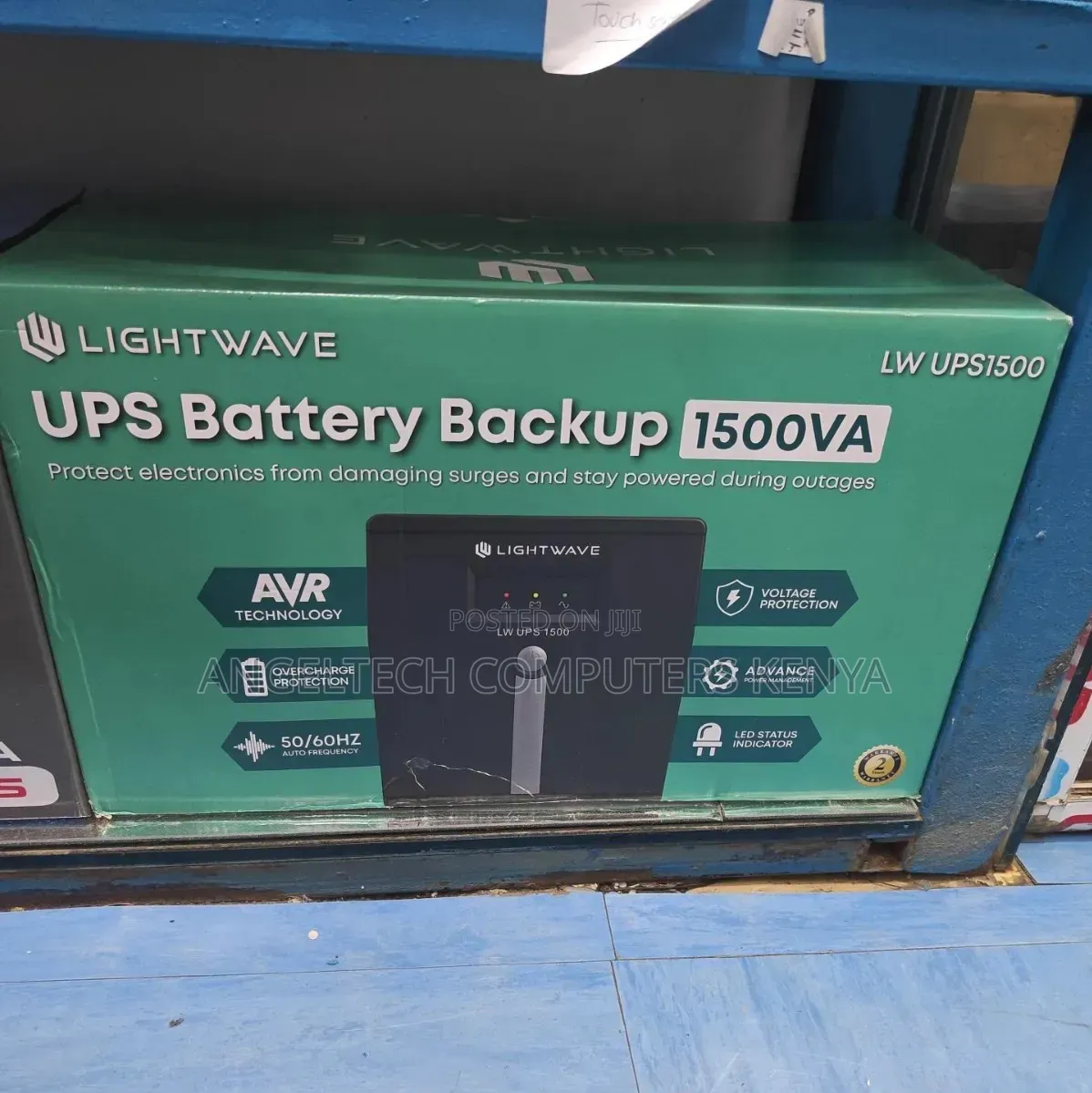 Lightwave UPS 1500VA Battery Backup – AVR Surge Protection
