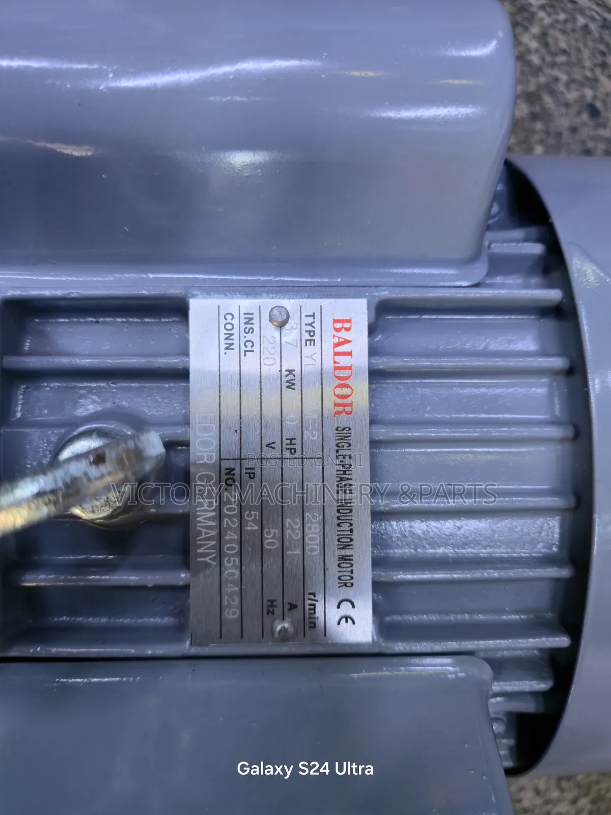 100% Copper 5hp High Speed Motor Baldor Germany 2800rpm