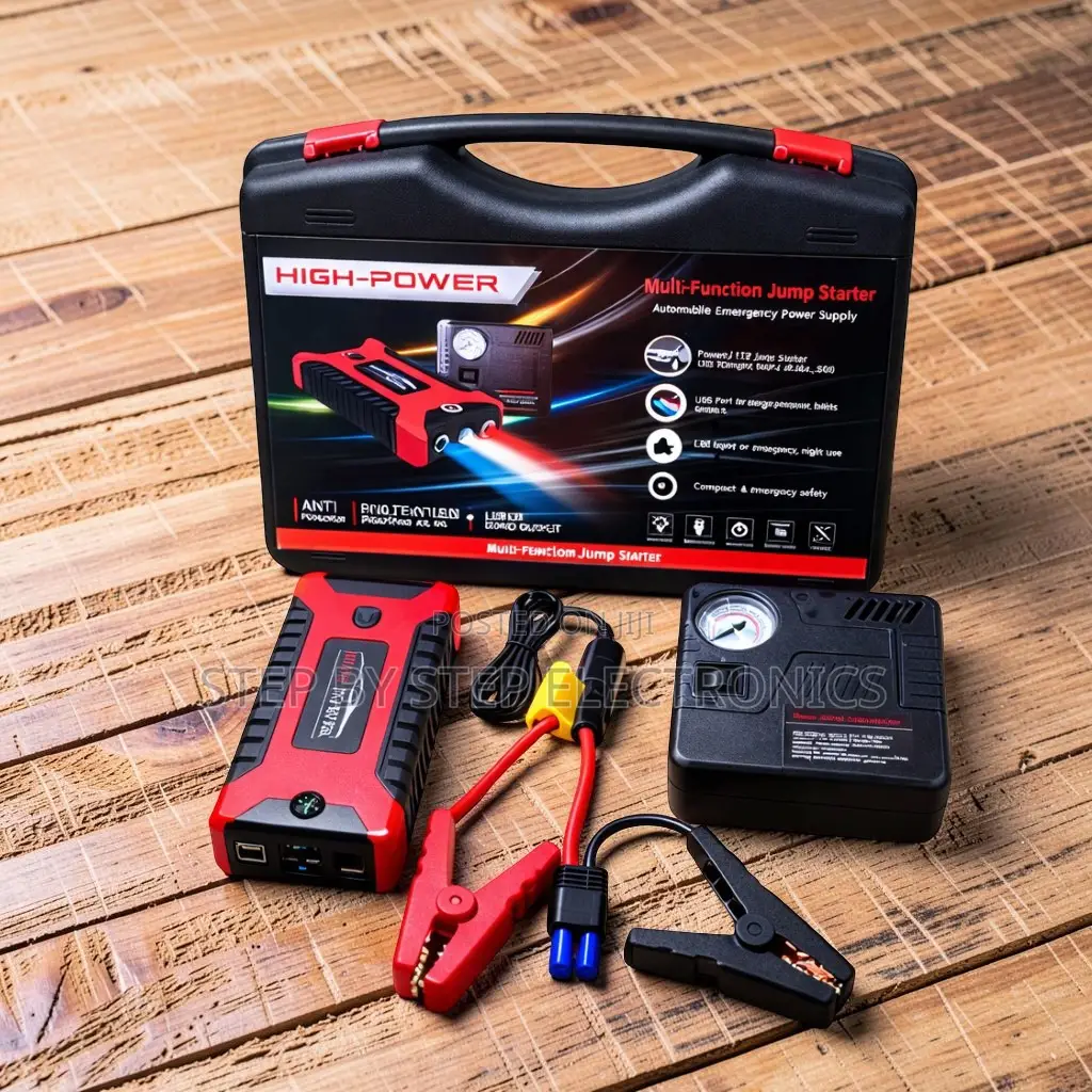 Special Offer Prices 12V Portable Car Jump Starter With Air Compressor