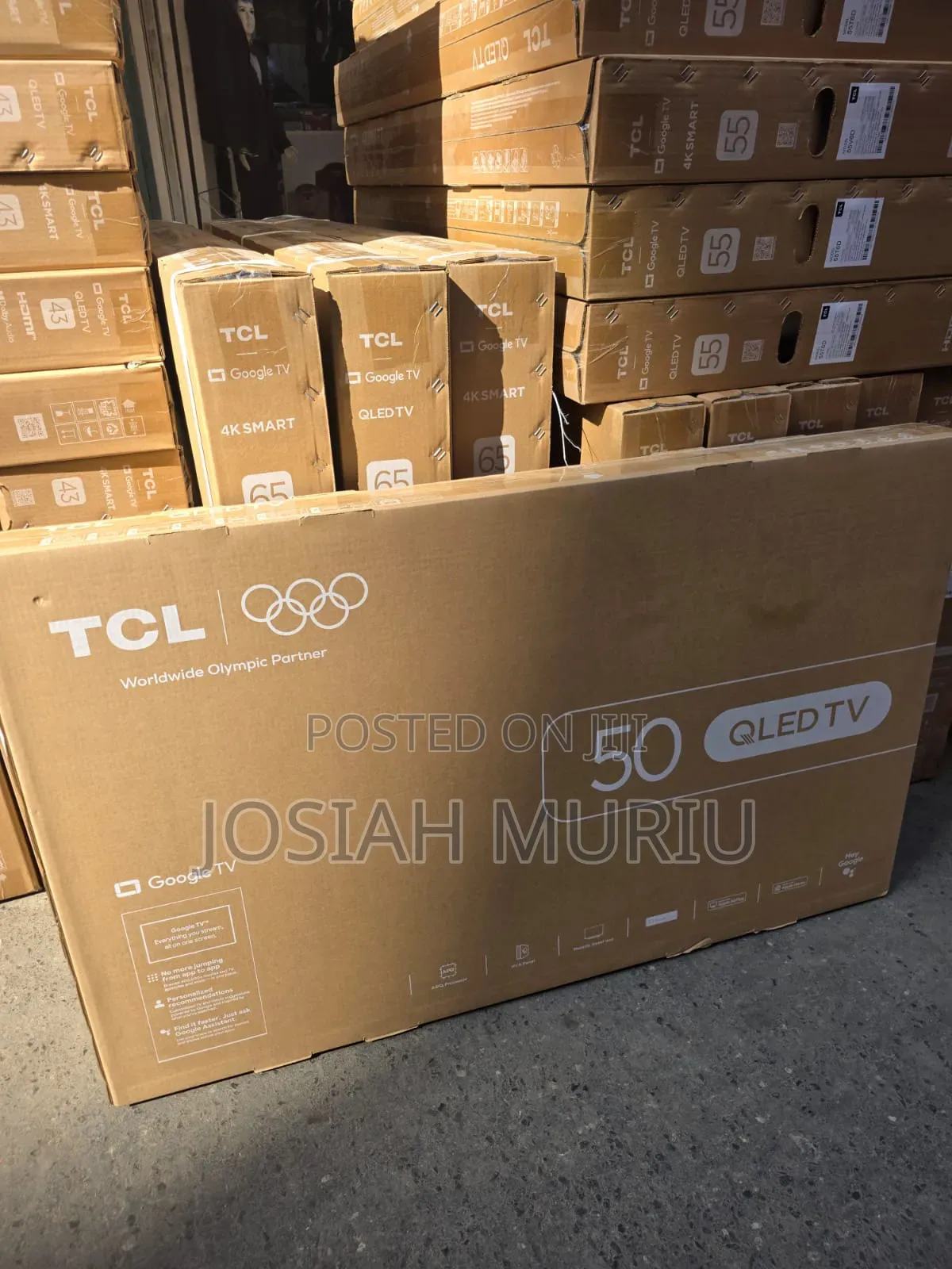 TCL 50” QLED Smart TV – Dolby Vision Atmos