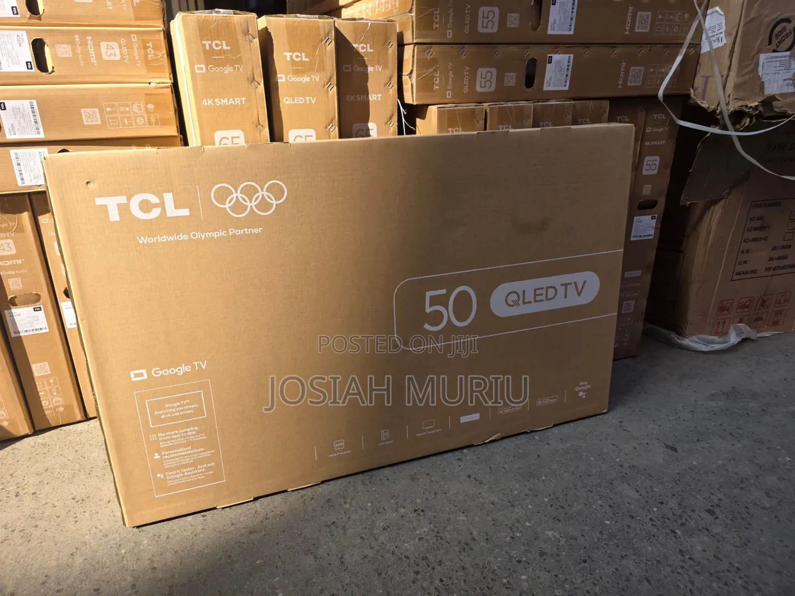 TCL 50” QLED Smart TV – Dolby Vision Atmos
