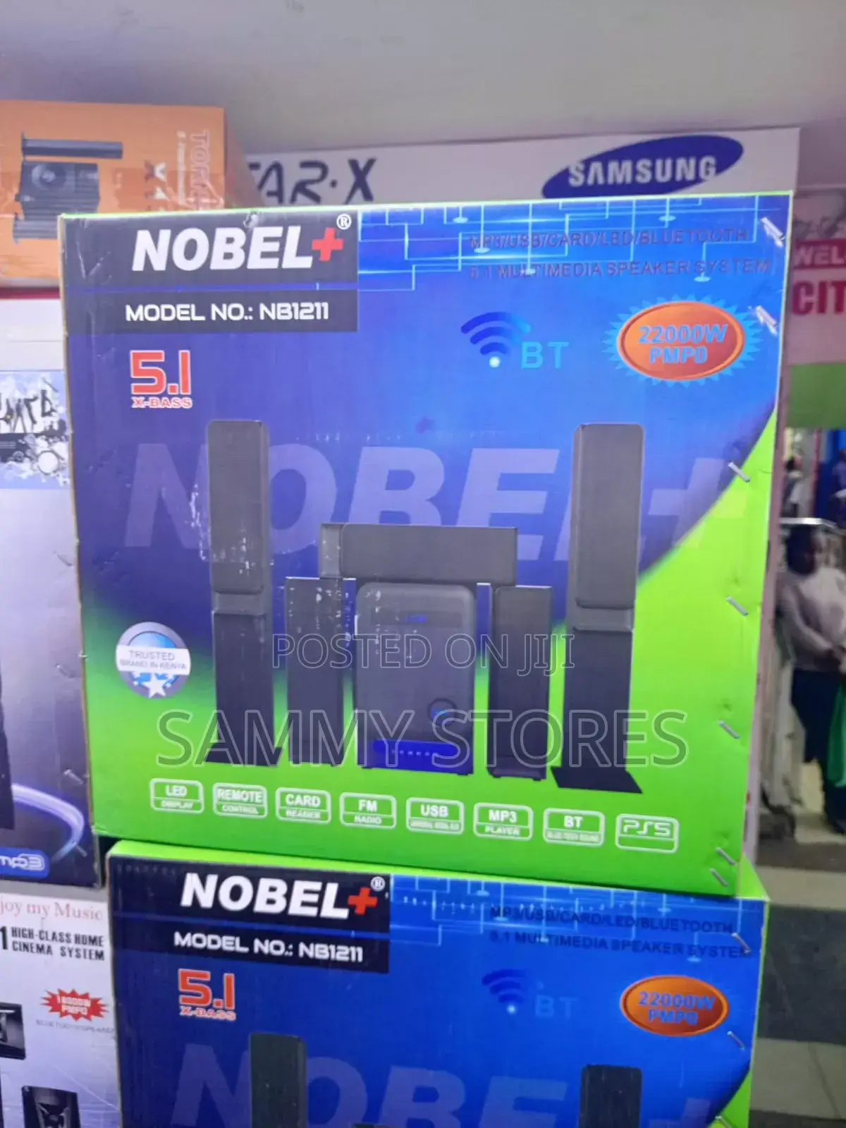 Nobel+ NB1211 5.1 Channel Bluetooth Speaker System With USB, SD Card