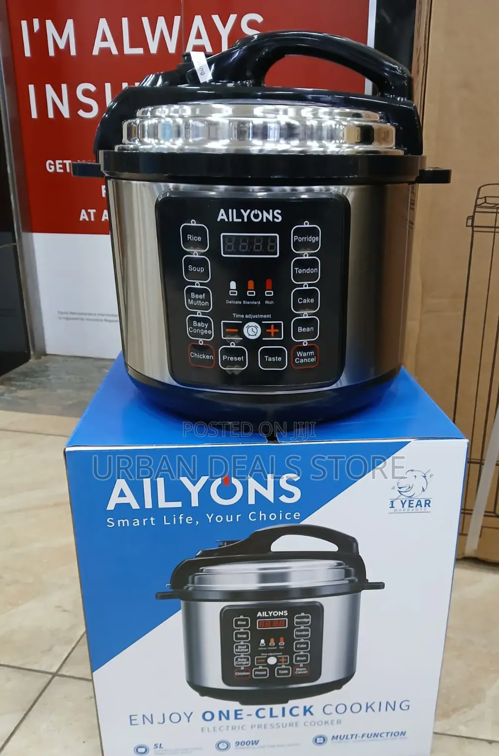 Ailyons 5 Litres Pressure Cooker