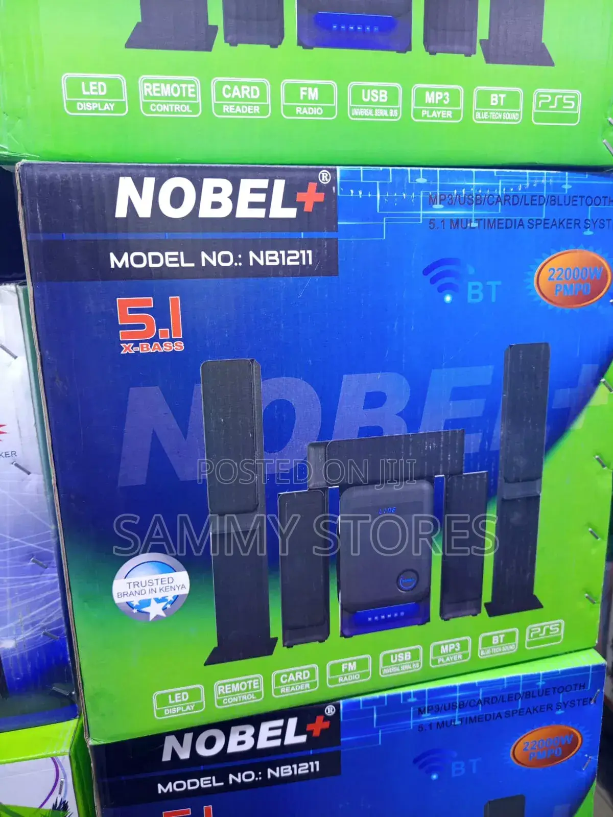 Nobel+ 5.1 Multimedia Speaker System NB1211 – Bluetooth, FM Radio,