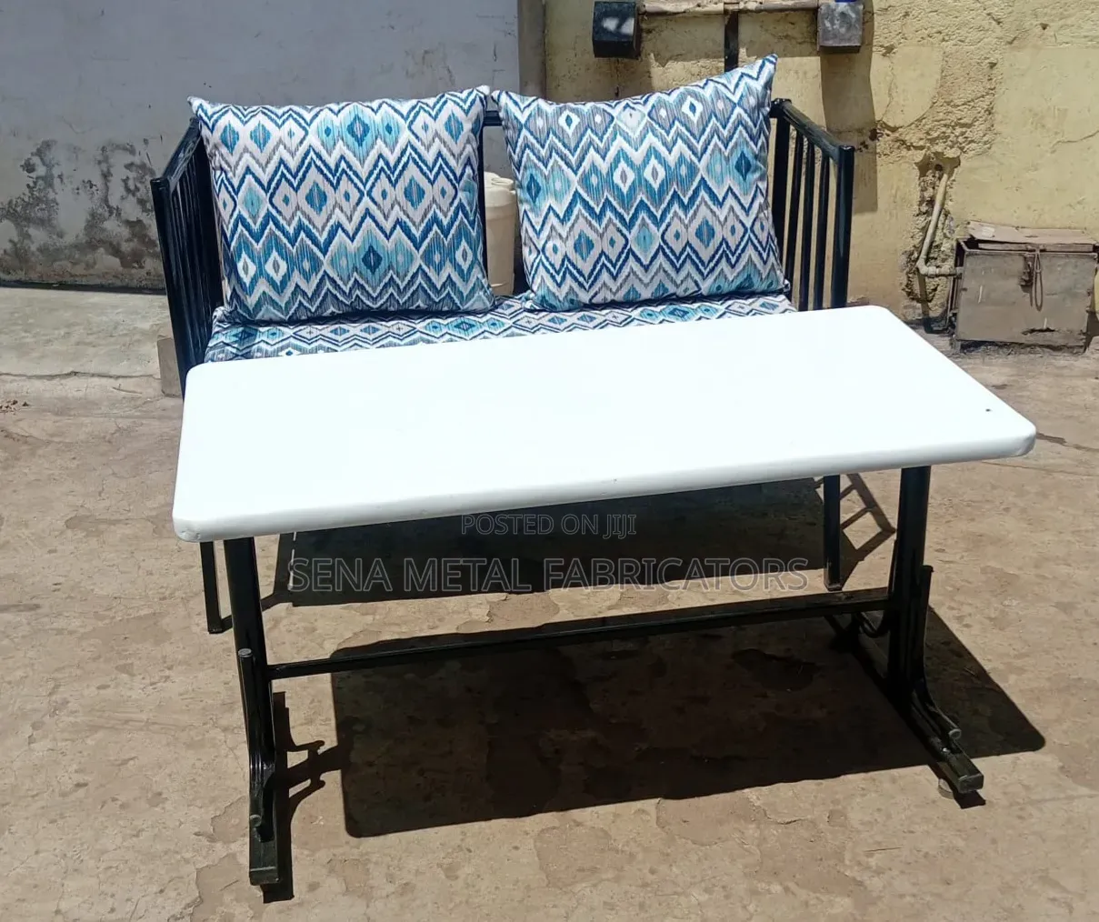 Metal Couch for 2 People