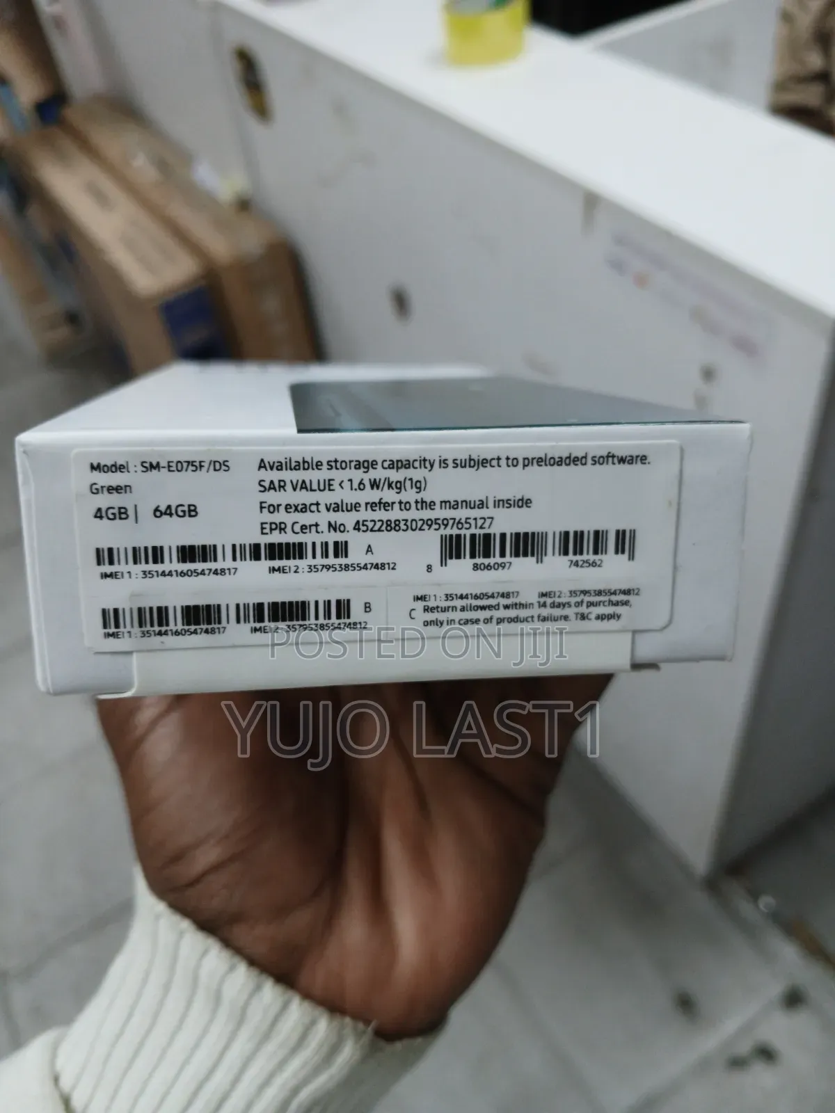 New Infinix Note Edge 256 GB Green