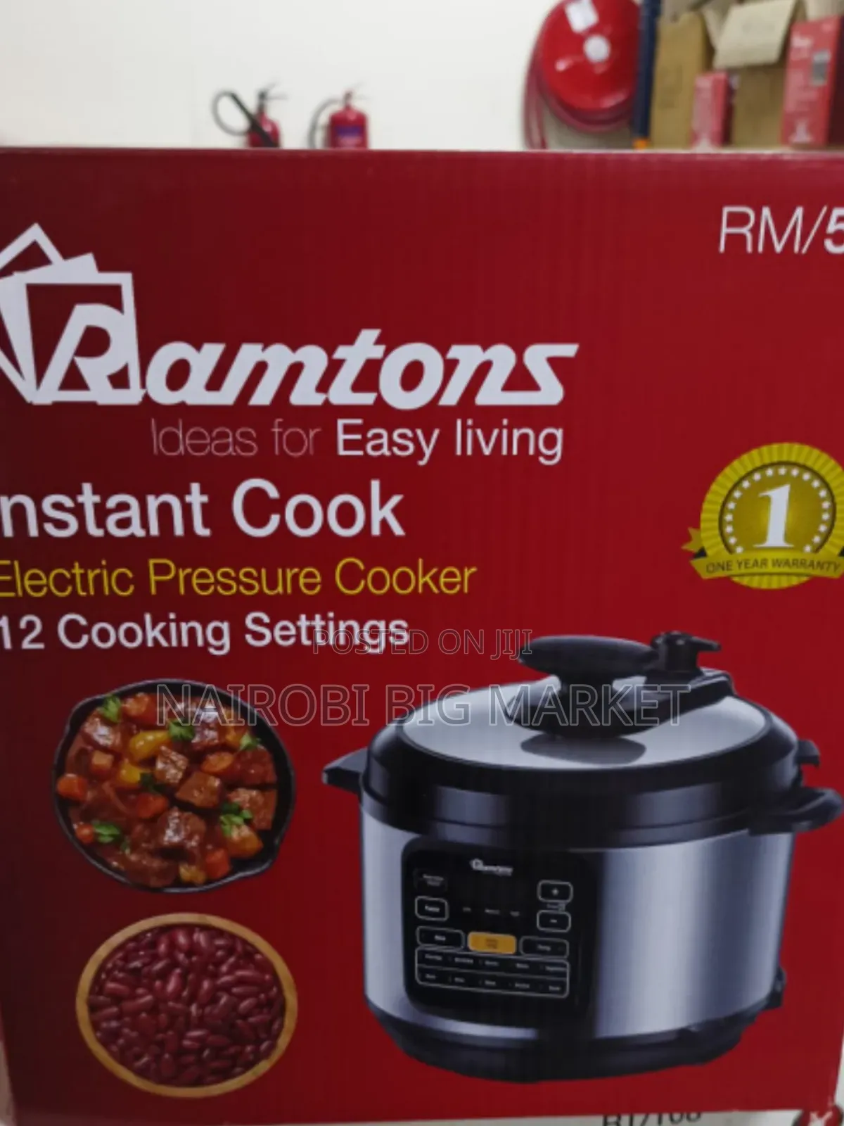 Ramtons 6l Electric Pressure Cooker