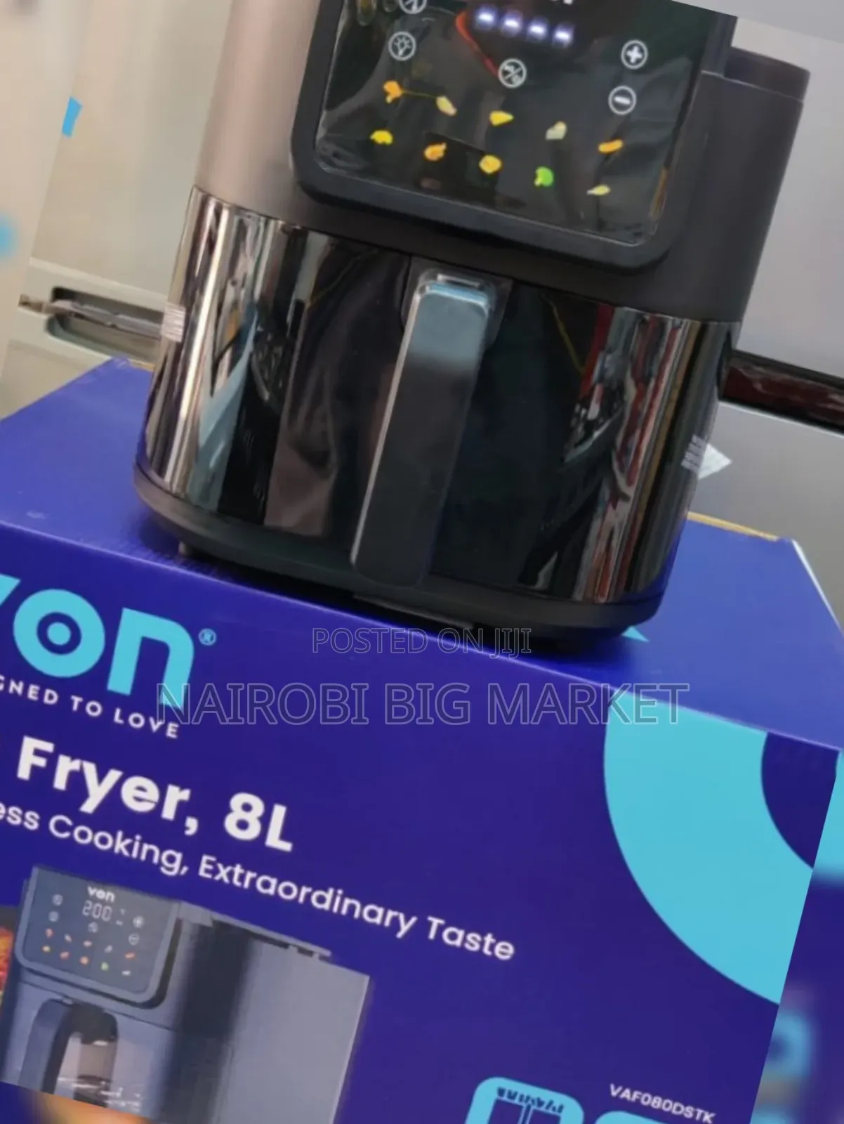 Von Digital Slim Design 8l Air Fryer