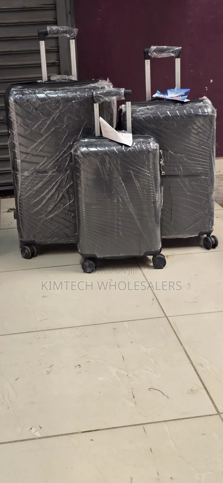 3 in 1 Unbreakable PP Suitcase*(rubber)