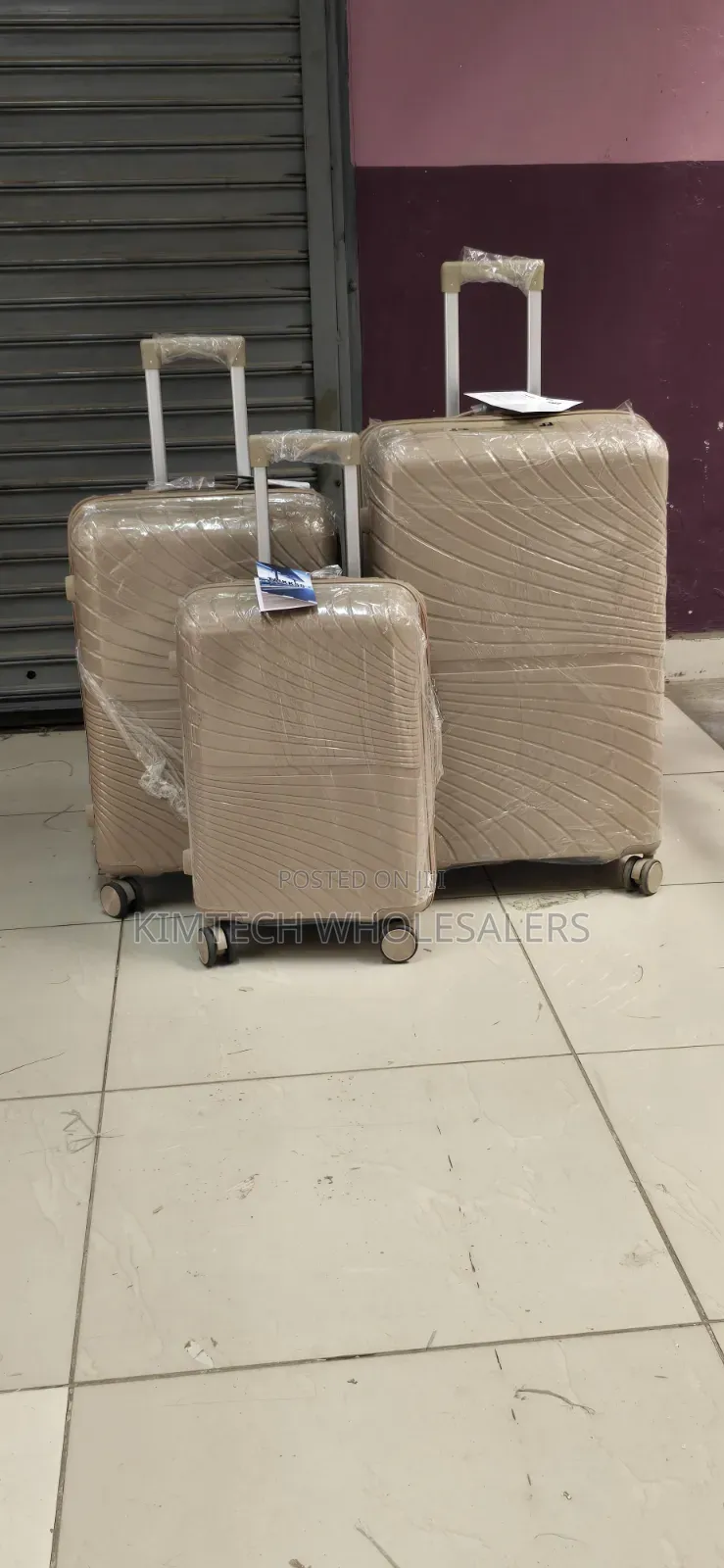 3 in 1 Unbreakable PP Suitcase*(rubber)