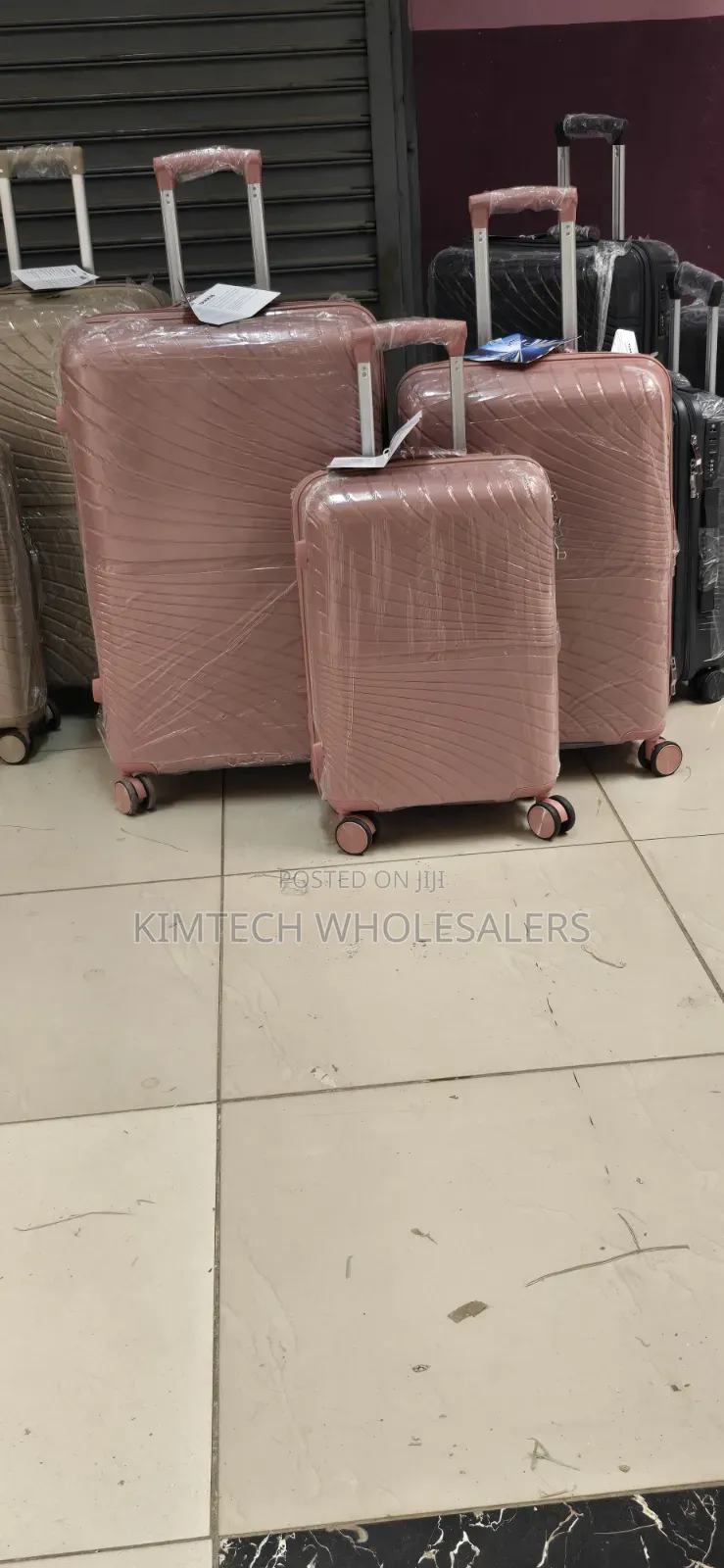 3 in 1 Unbreakable PP Suitcase*(rubber)