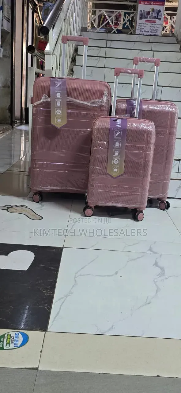 3 in 1 Unbreakable PP Suitcase*(rubber)