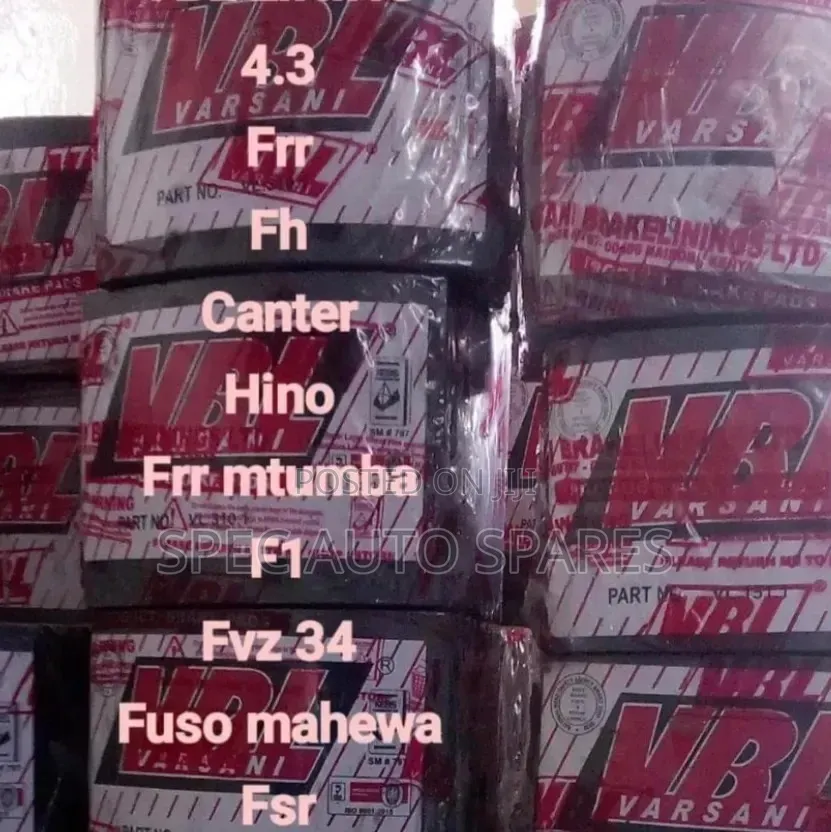 1Brake Lining VBL 4.3,Frr,FH,FTR,FSR ,Frr ,FVZ,Fuso Mahewa,F1,Hino