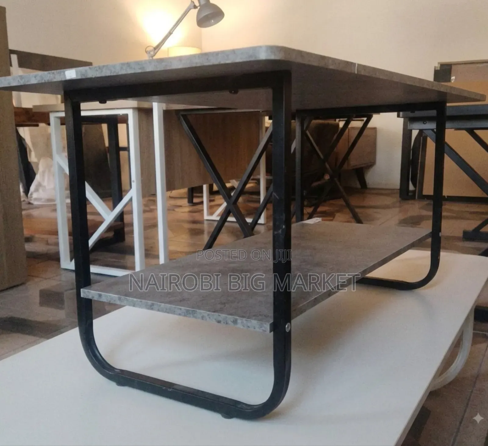 Imported Executive Marble Top Coffee Table