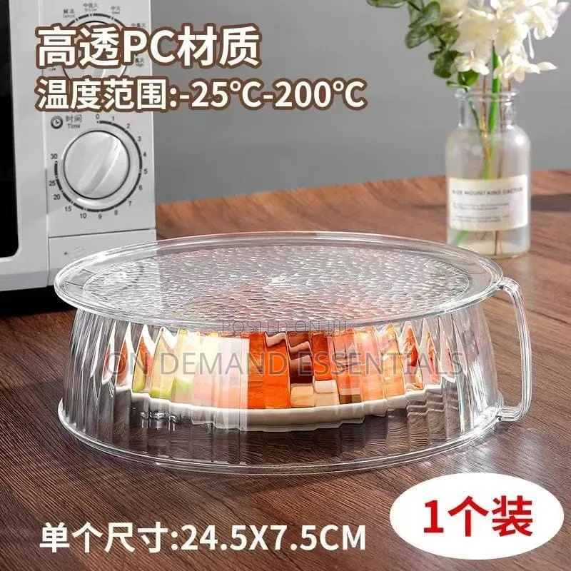 Transparent Multipurpose Stackable Multi-Layer Food Cover