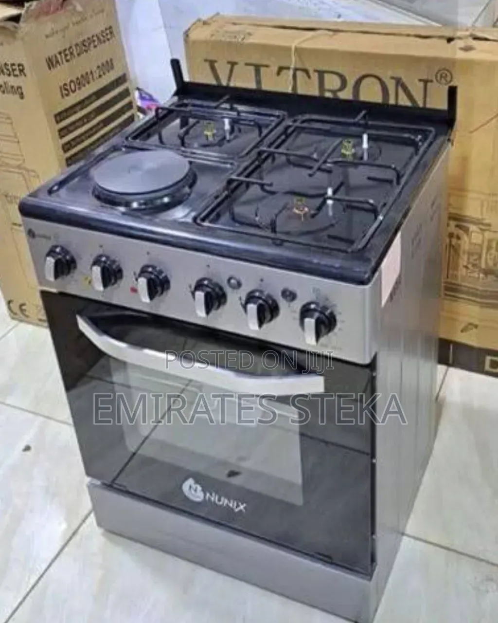 Nunix 60×60 3+1 Free Standing Cooker With Electric Oven