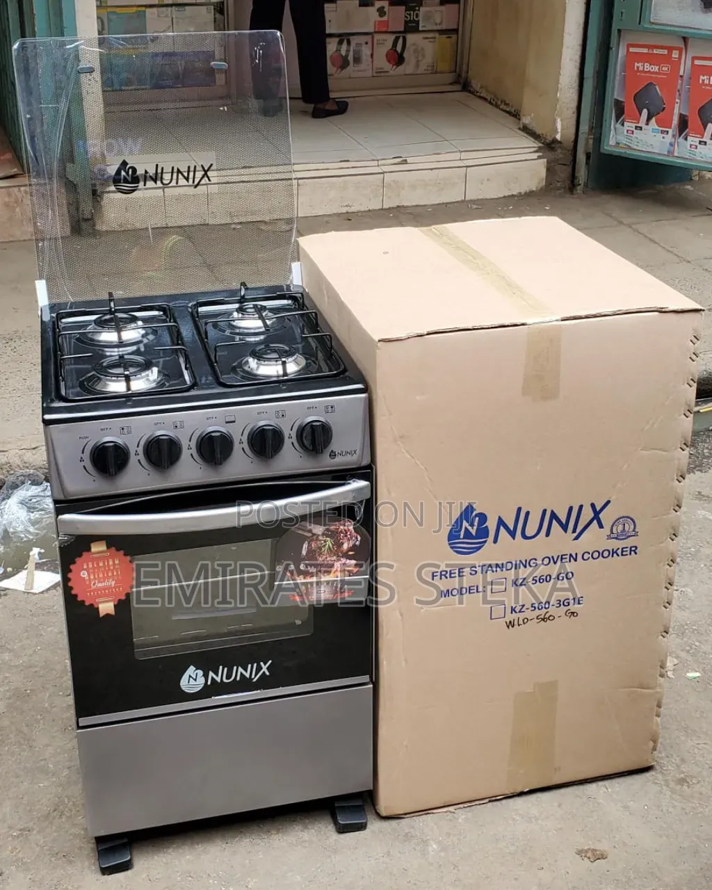 Nunix 50*55 Full Gas Standing Cooker