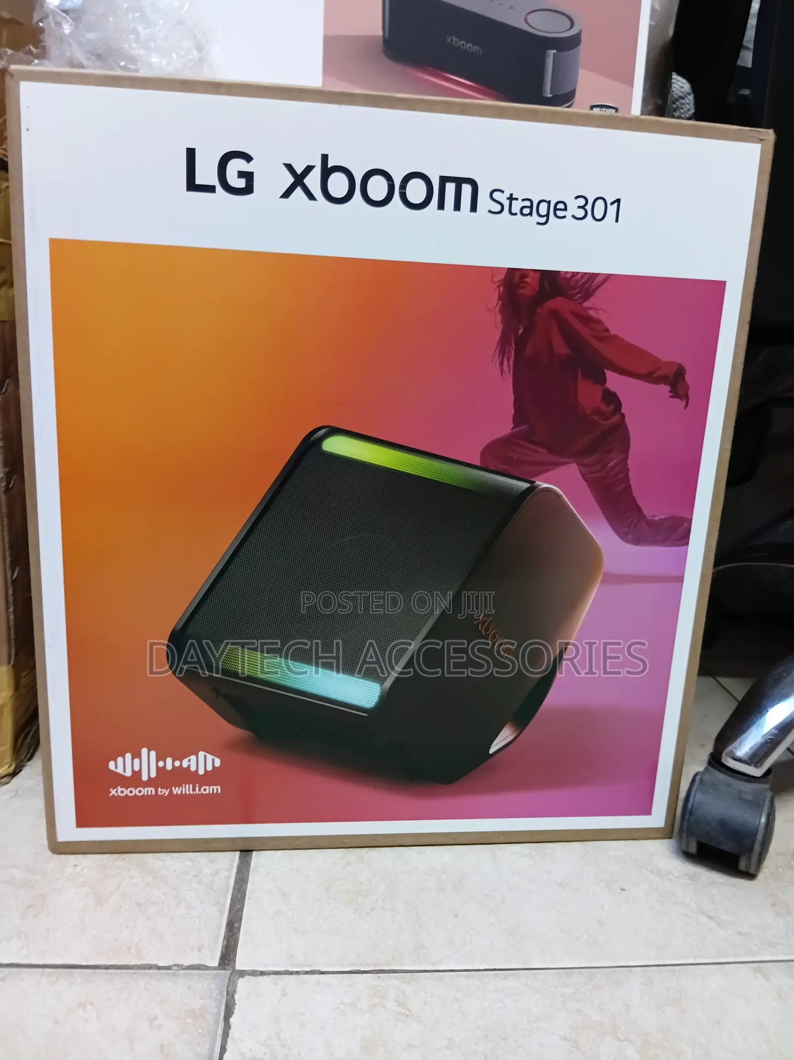 LG XBOOM Stage 301 120W Bluetooth Speaker.