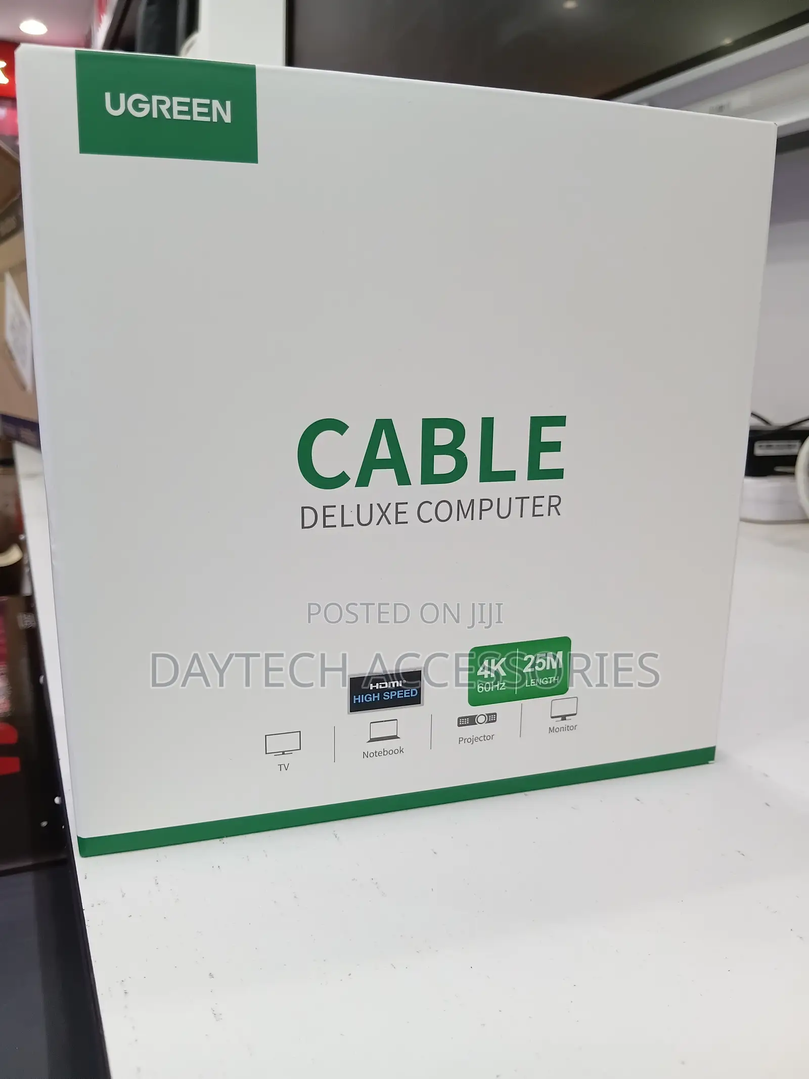 UGREEN HD178 HDMI Fiber Optic Cable 25M - Gray