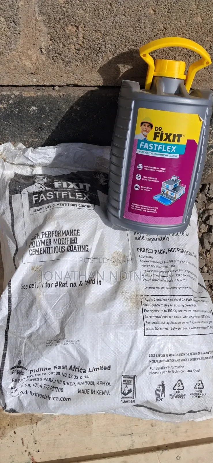 Dr. Fixit Fastflex – Flexible Waterproofing Membrane