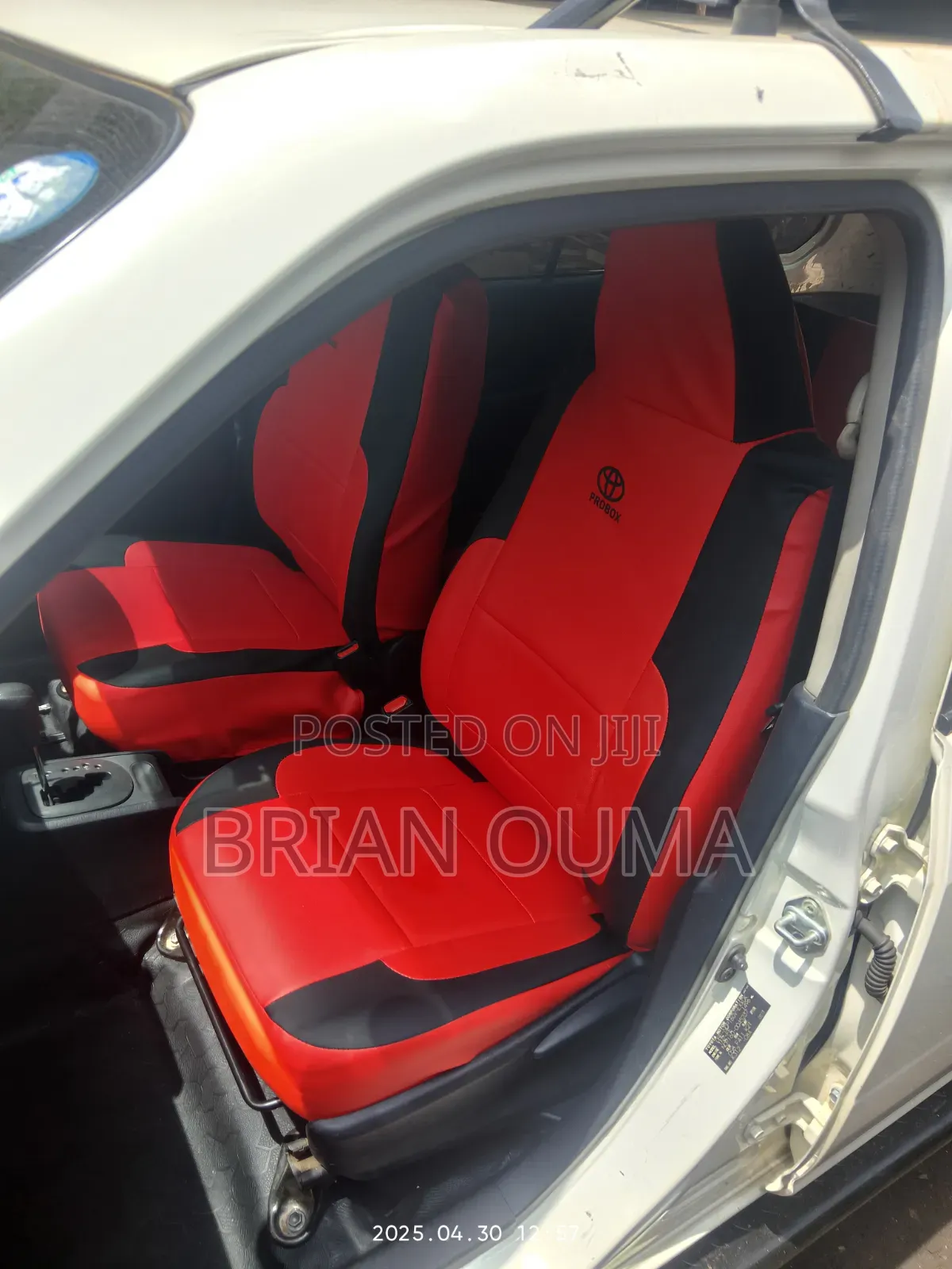 Custom Made Toyota Probox Seat Covers – KSh 7,999
