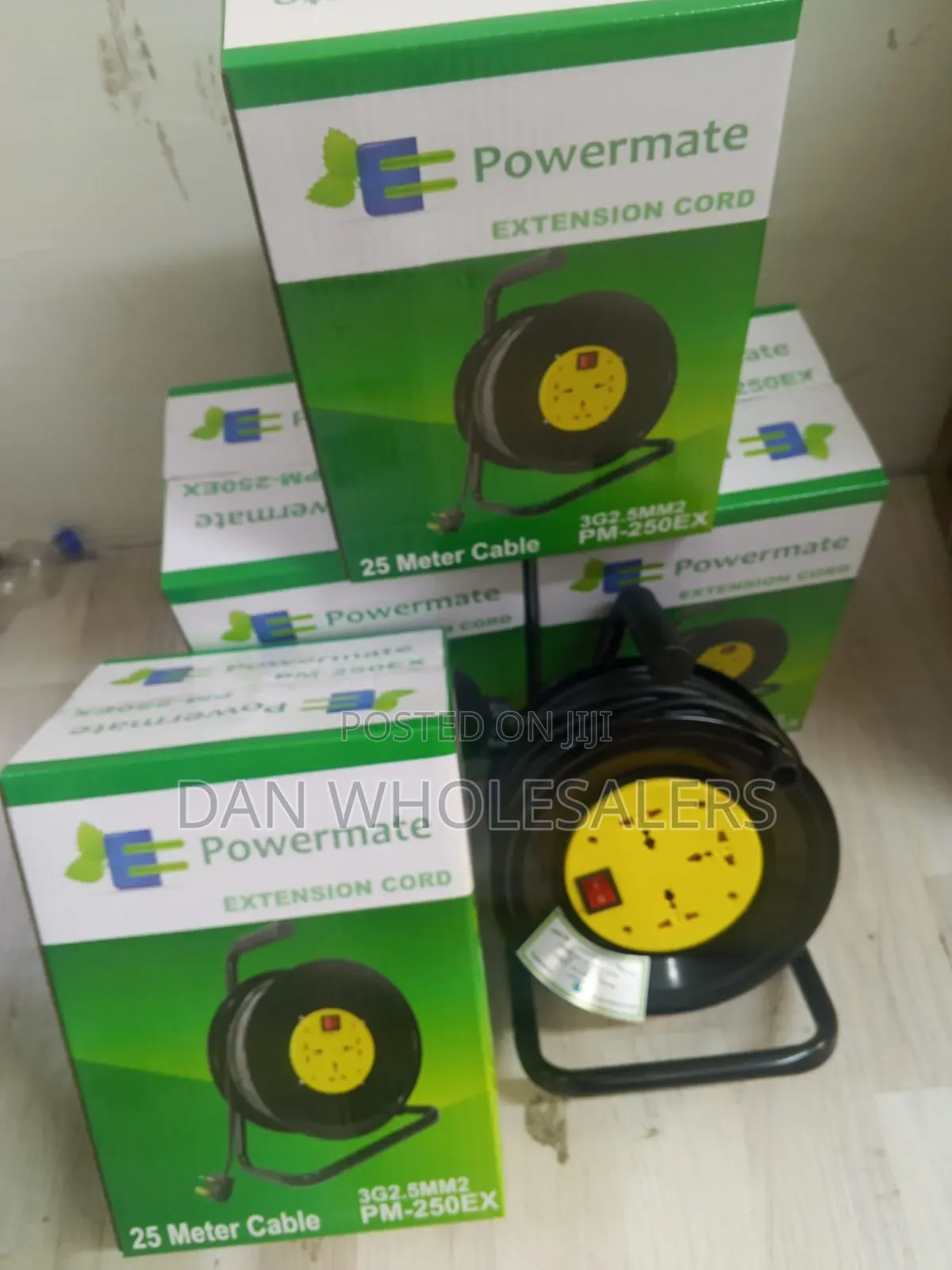 Powermate 25 Meter Extension Cable Reel 2.5mm Heavy Duty