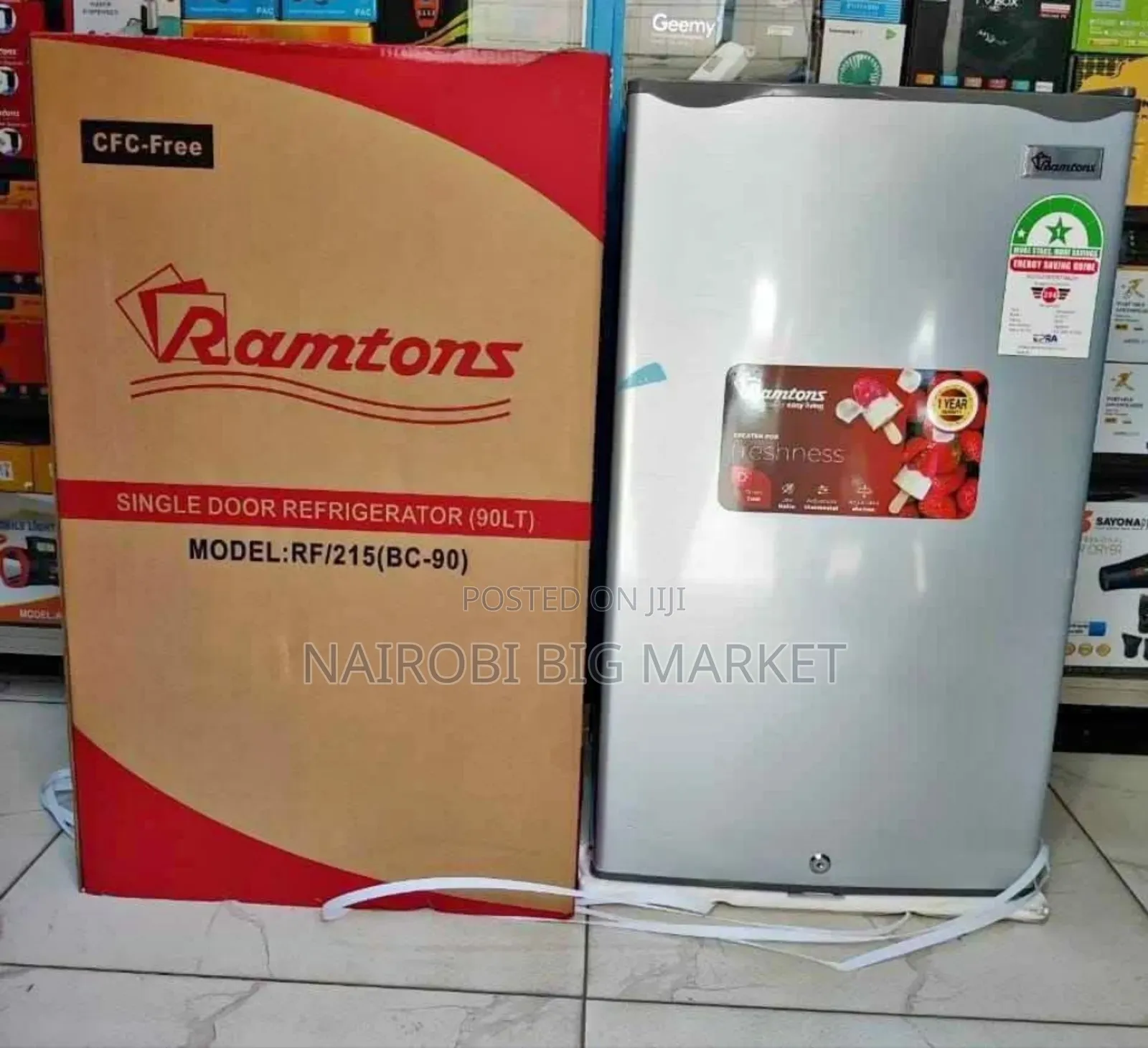 Ramtons 90 Litres Single Door Refrigerator