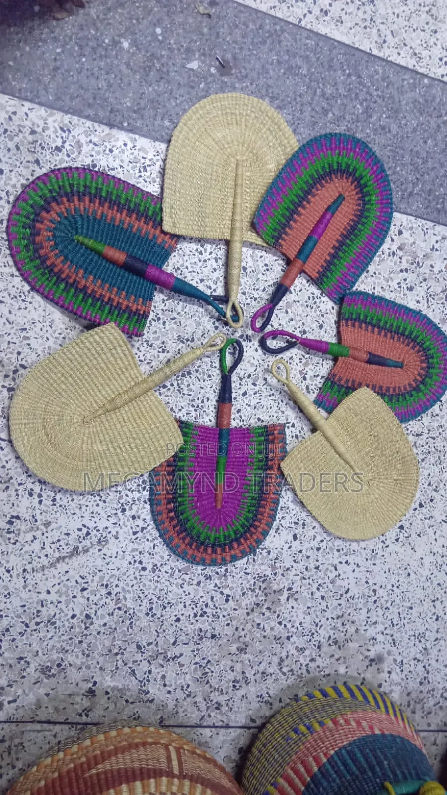 Handmade Woven Fly Swatter / Handwoven Fan