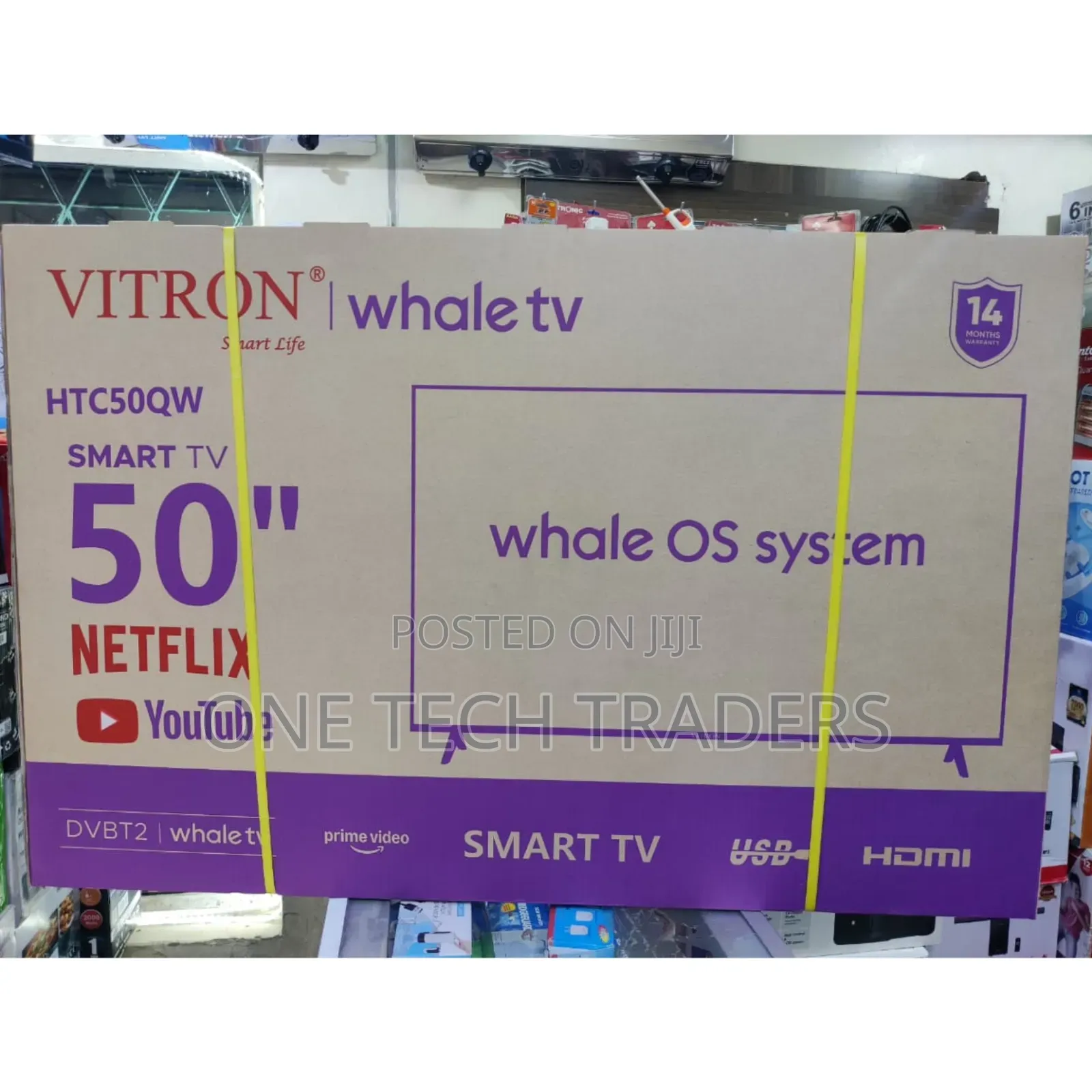 Vitron 50" QLED Smart Whale TV Model: HTC50QW
Qled