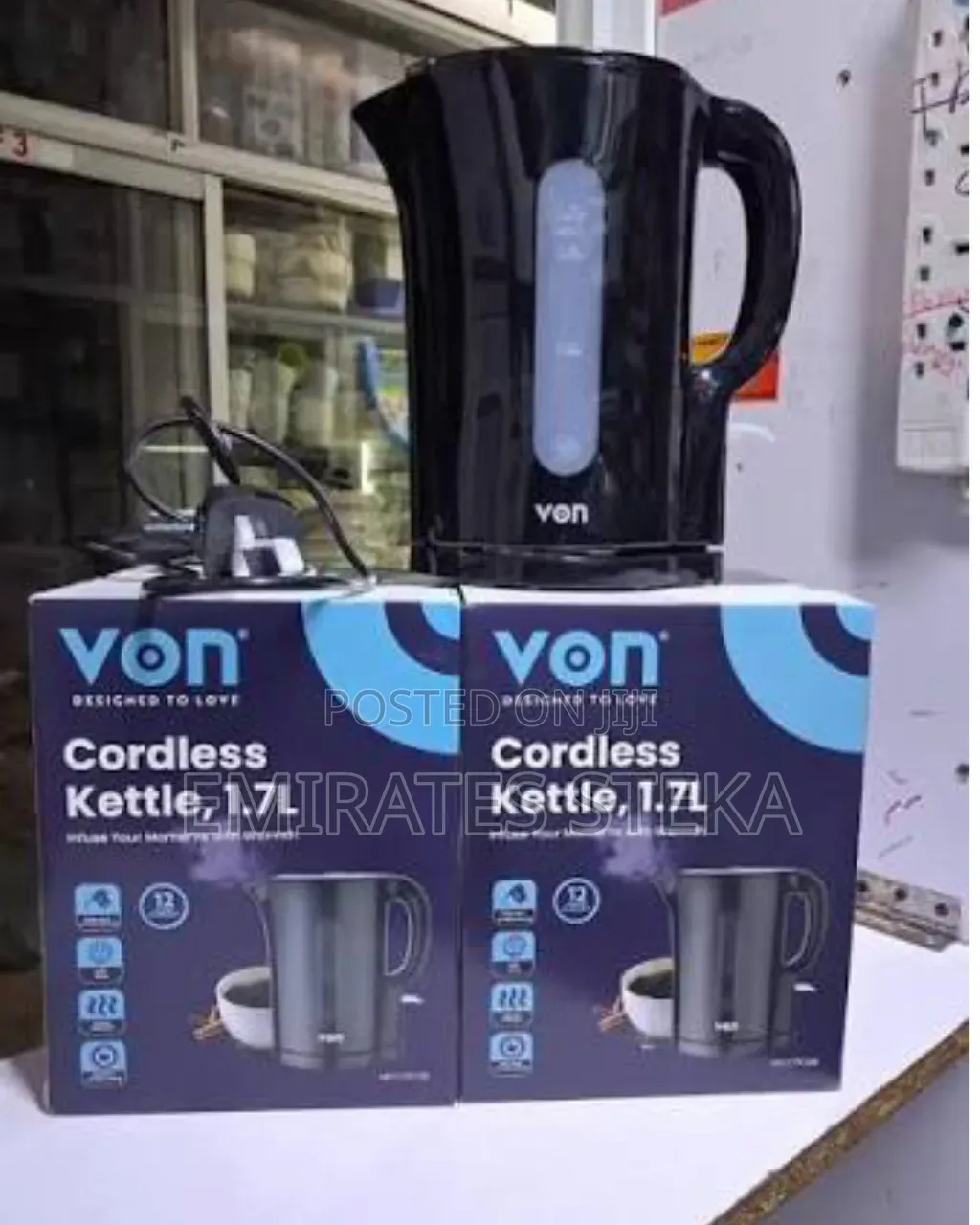 Von Cordless Kettle(1.7ltrs)
